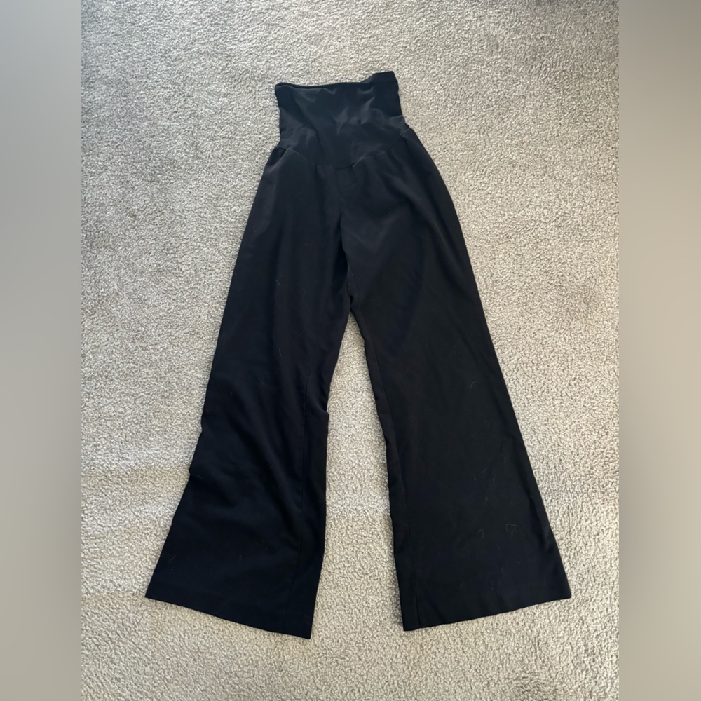 Black Maternity Work Pants